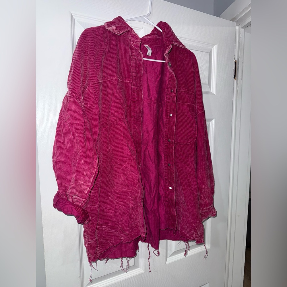 Super cute pink shacket